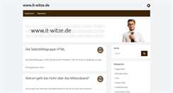 Desktop Screenshot of it-witze.de