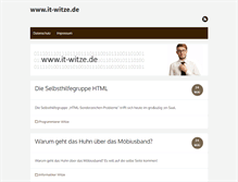 Tablet Screenshot of it-witze.de